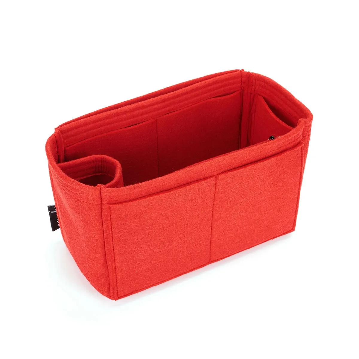 Custom Size Bag Organizer with Zipper Side Pouch and Single Bottle Holder