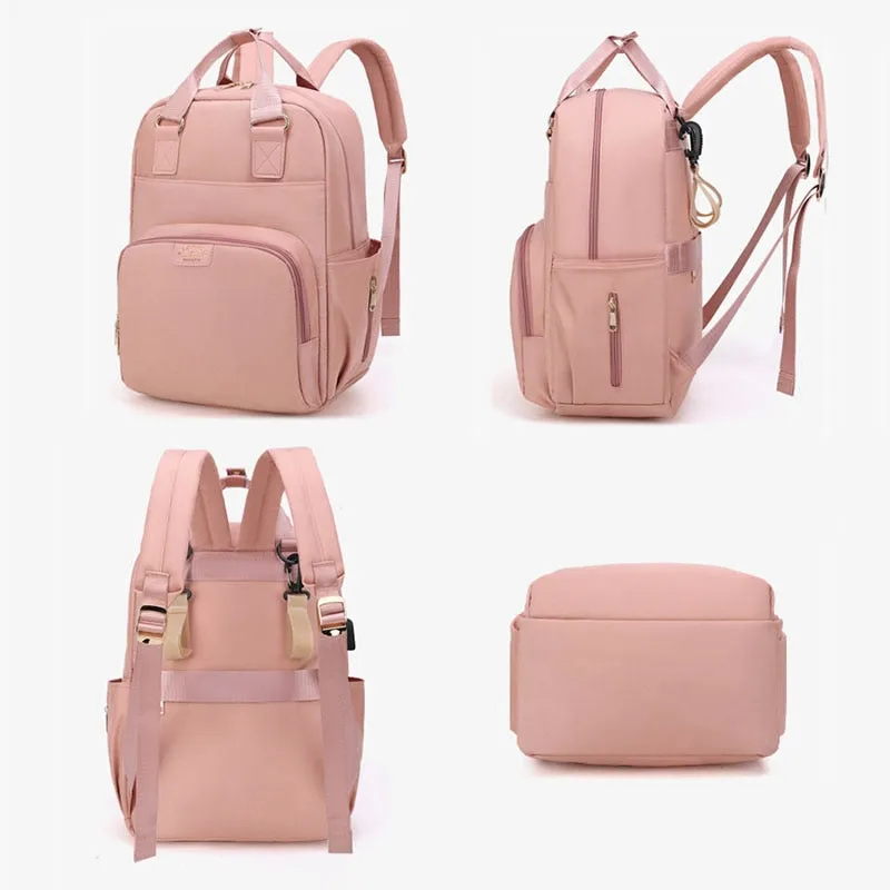 Cyflymder Mummy bag USB Diaper Bag Baby Care Large Capacity Mom Backpack Mummy Maternity Wet Bag Waterproof Baby Pregnant Bag Nappy Bag