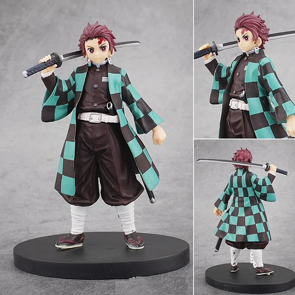 Demon Slayer Tanjiro Kamado Action Figure PVC Model | 16 Cms |