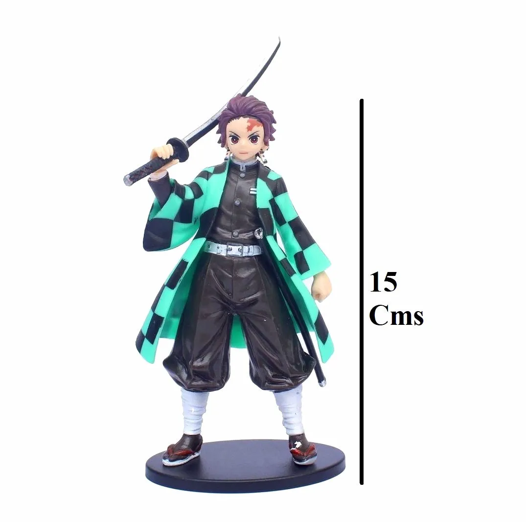 Demon Slayer Tanjiro Kamado Action Figure PVC Model | 16 Cms |