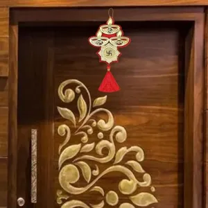 Diwali Decoration toran for Office and Shop Decoration, Wedding Decoration Main Door Decoration, toran for Home Decor, navaratri Decoration, Wall Decor, Door Decor (23 cm) Pack of 1