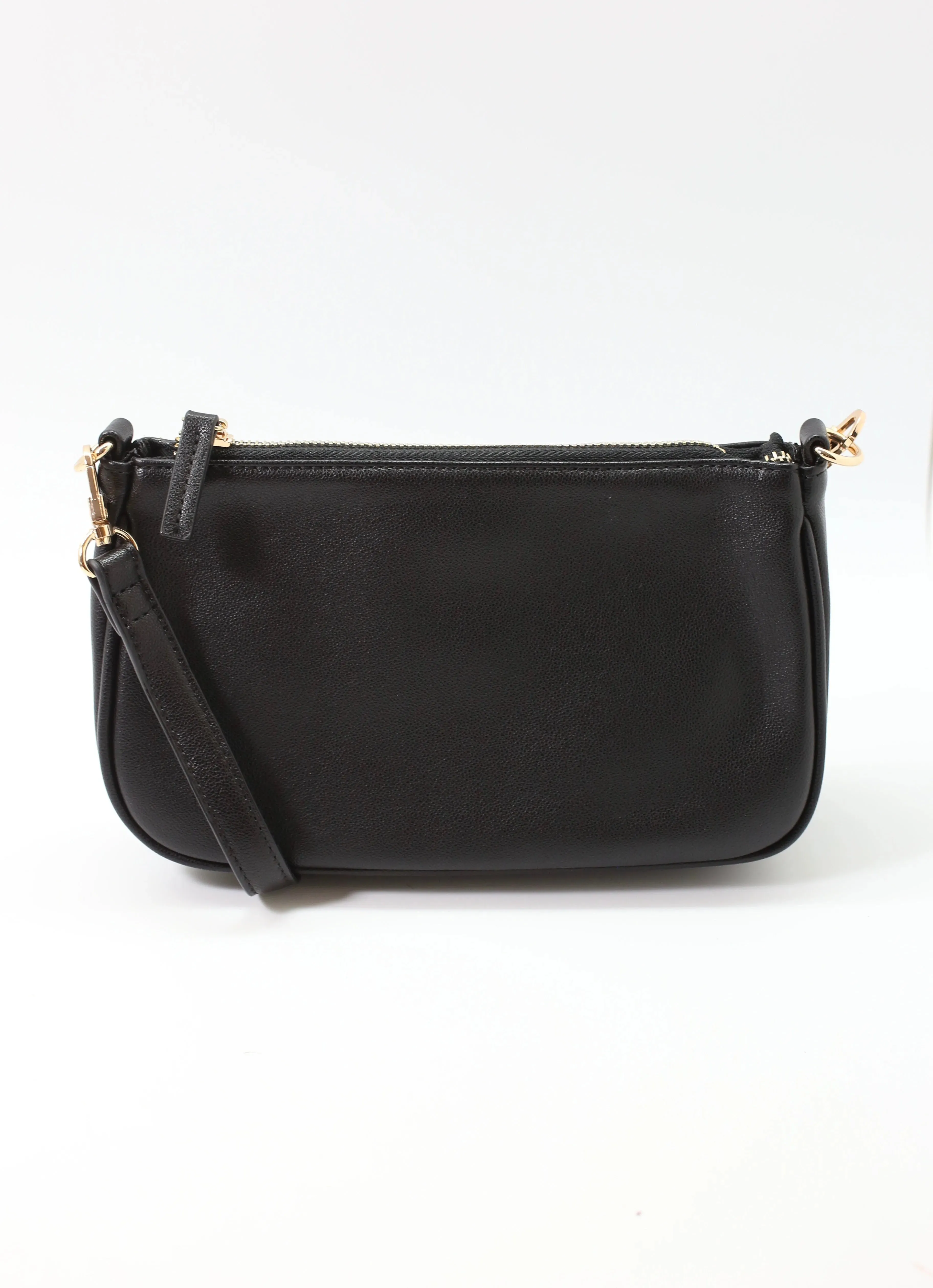 Double Crossbody Bag Snake Print