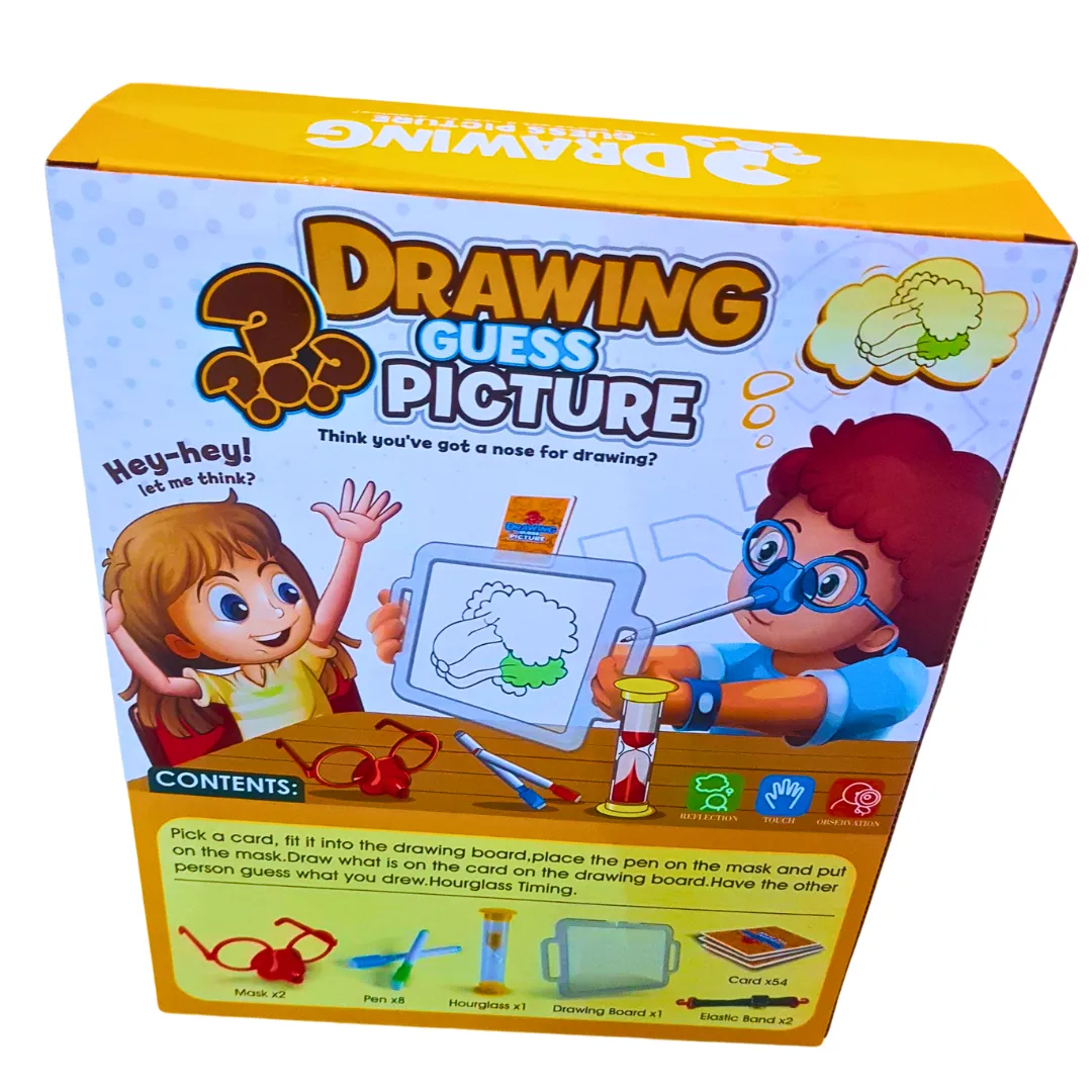 Drawing Guess Picture Game – Fun Family & Party Board Game for Kids (Ages 4 )