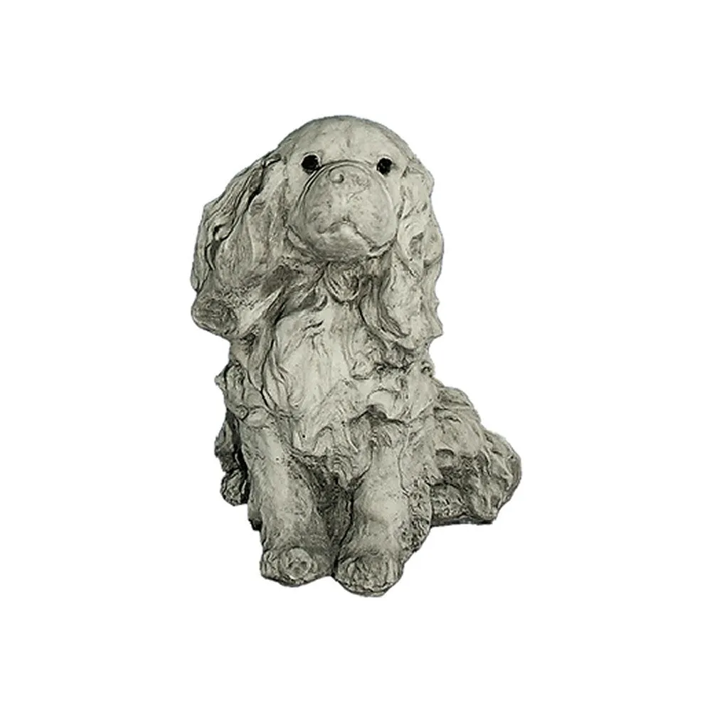 Dream Gardens 33cm Stone King Charles Dog Ornament