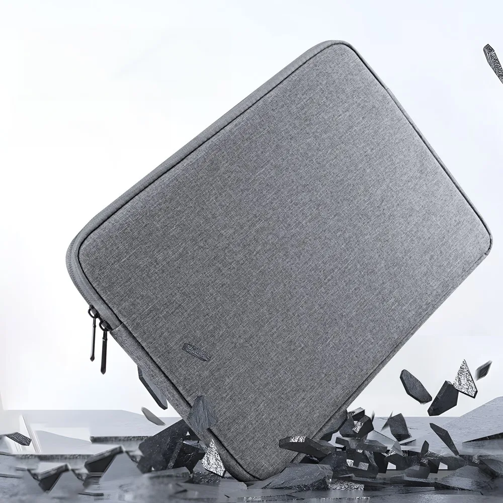 Dux Ducis - Universal 15.4" Fabric Bag MacBook / Laptop / Notebook Sleeve Splashproof - Gray