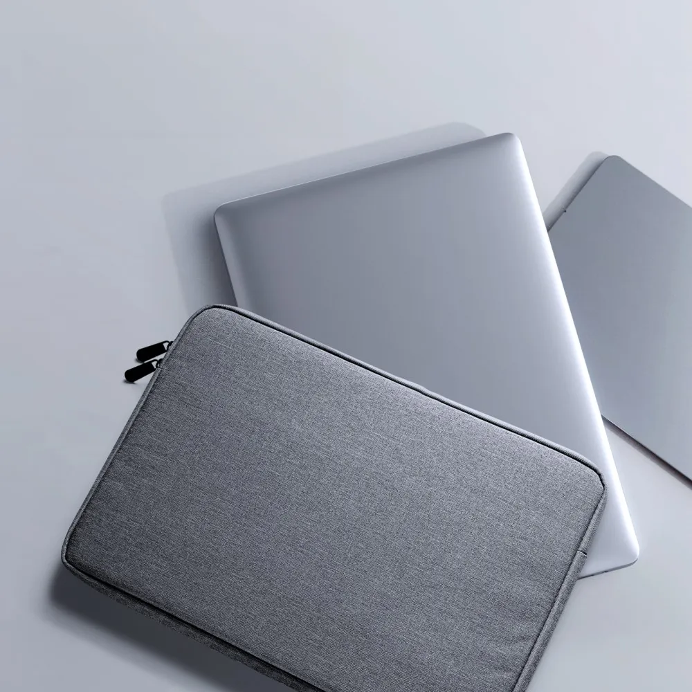 Dux Ducis - Universal 15.4" Fabric Bag MacBook / Laptop / Notebook Sleeve Splashproof - Gray