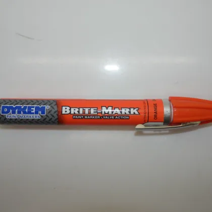 Dykem Brite-Mark Orange Medium Tip Permanent Paint Marker 40010
