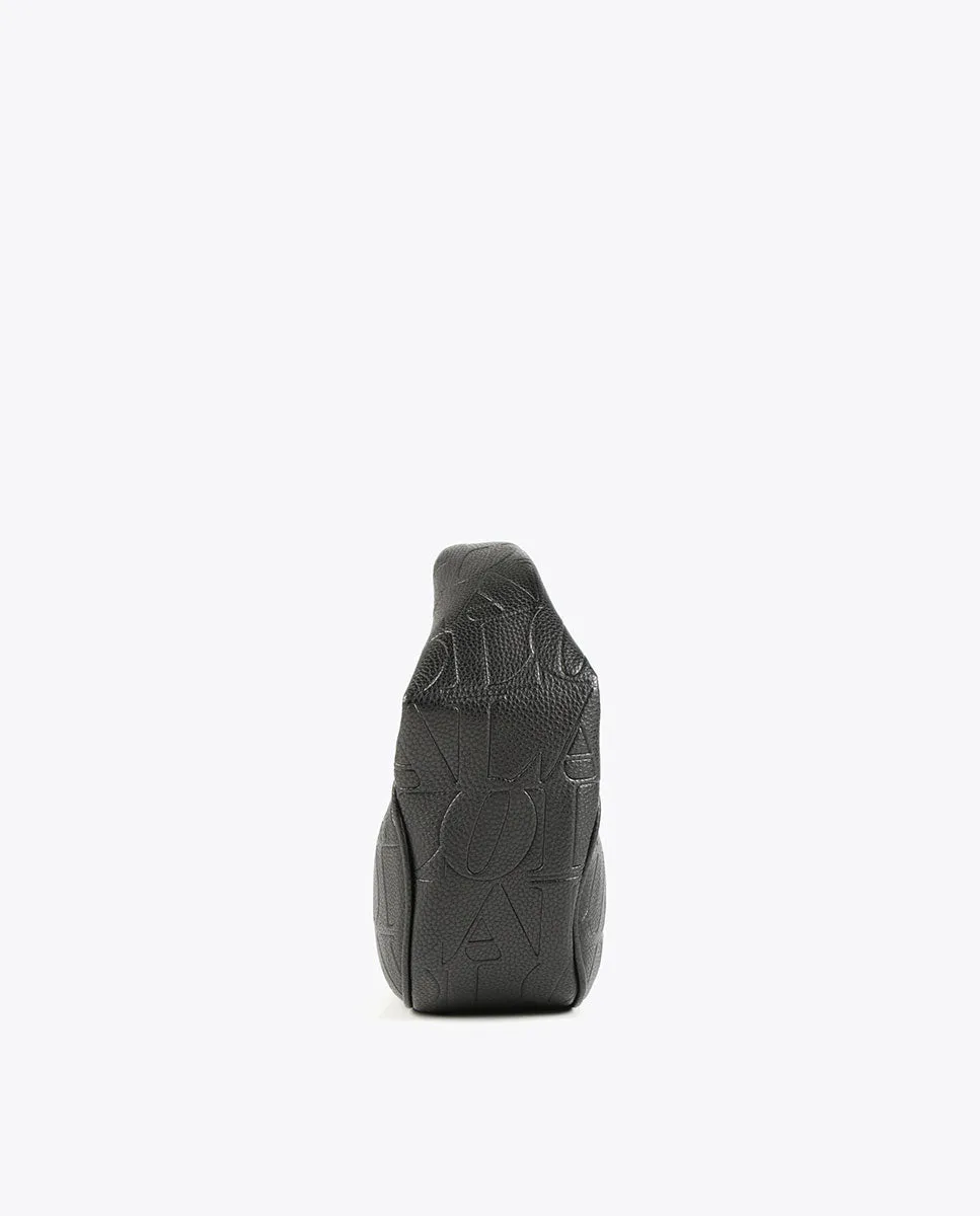 Embossed crossbody bag