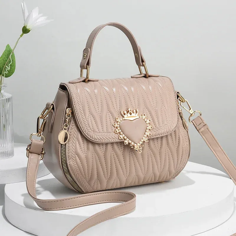 Embroidered Sequin Crossbody Bag