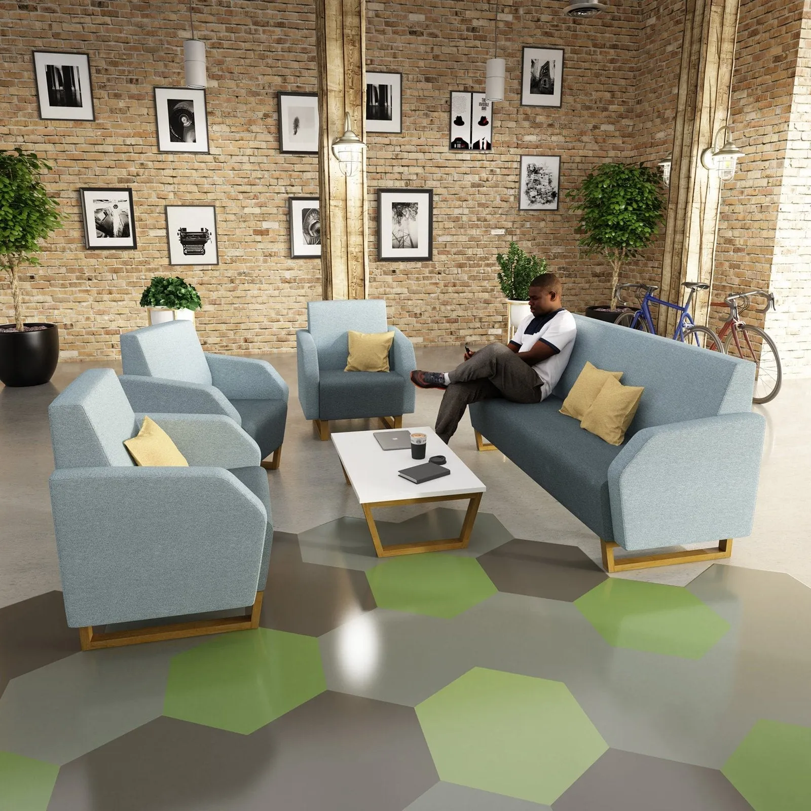 Encore² low back 2 seater sofa