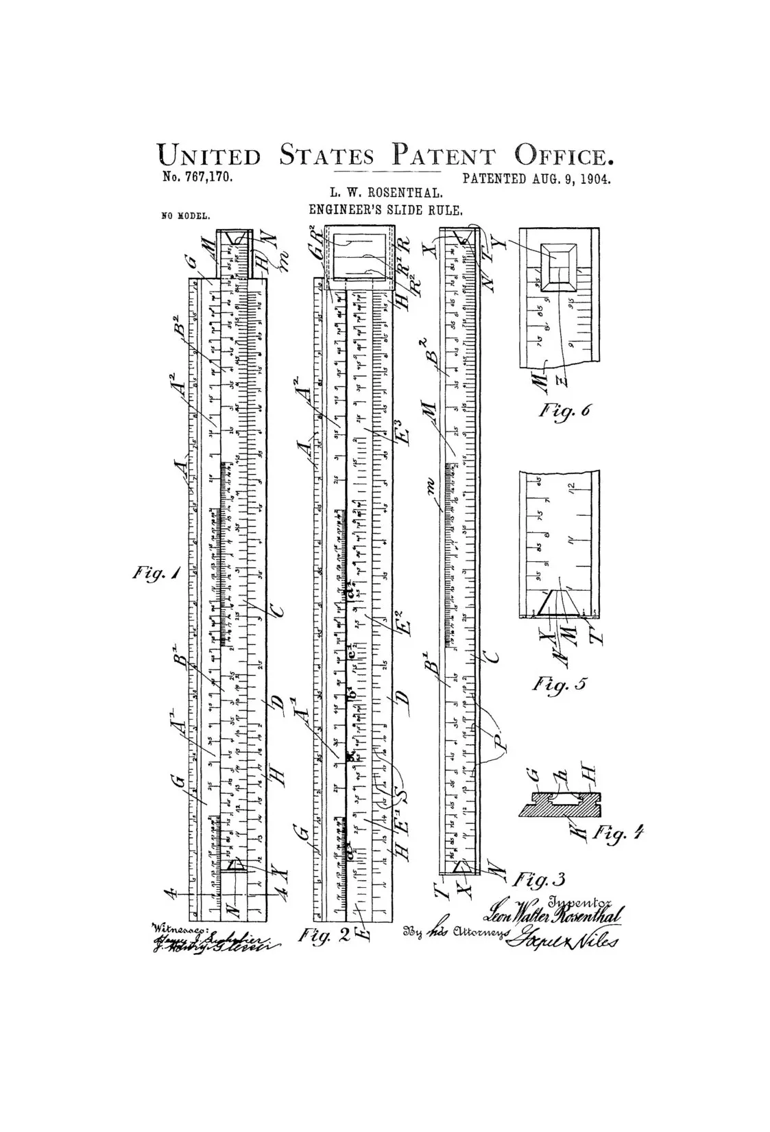Engineer&#39;s Slide Rule Patent 1922 - Patent Print, Wall Decor, Engineer Gift, Electrical Engineer, Measurement, Calculator, Engineers&#39; Tools