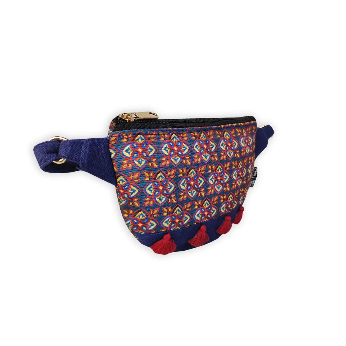 Fanny Pack/Coin Pouch Combo- Blue Knot
