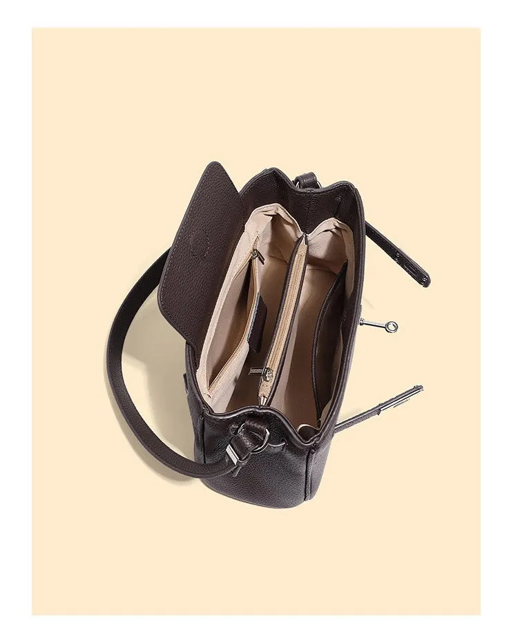 Fashion lock simple single underarm cross body kelly bag 2917 black