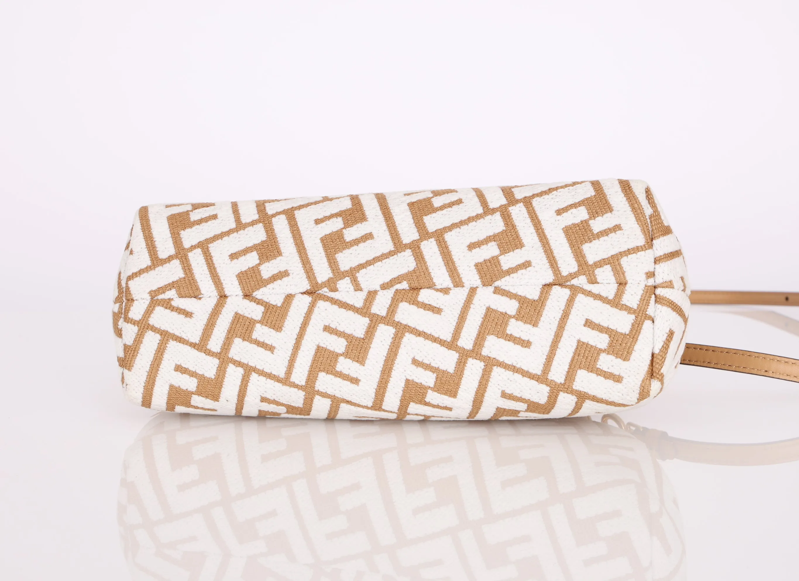 Fendi Zucca Raffia Chenille First Small Clutch