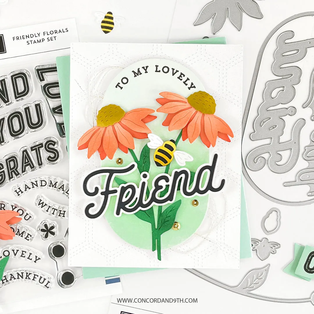 Friendly Florals Stamp Set