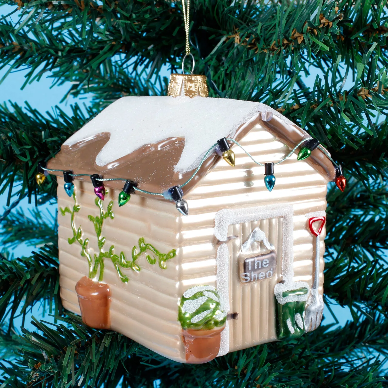 Garden Shed Shaped Bauble
