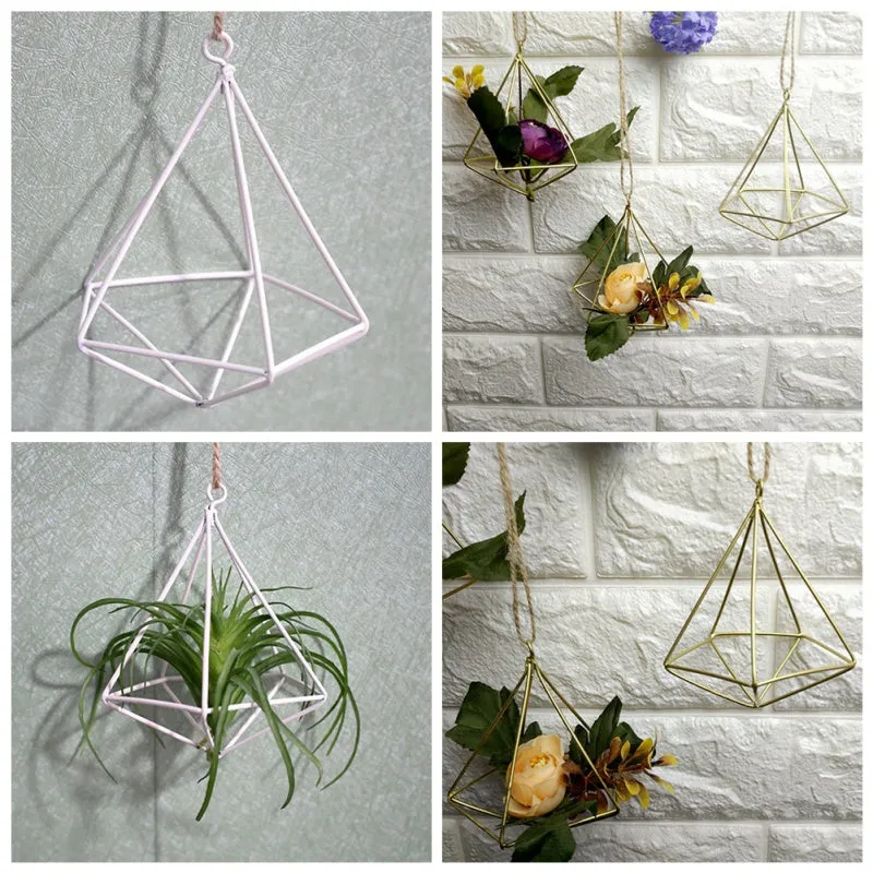 Geometric Hanging Terrarium