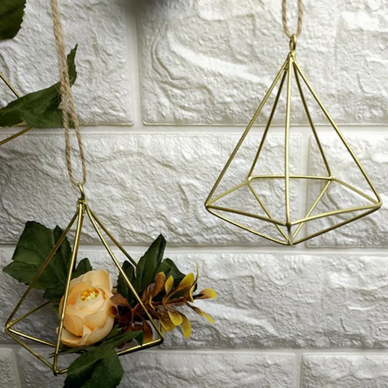Geometric Hanging Terrarium