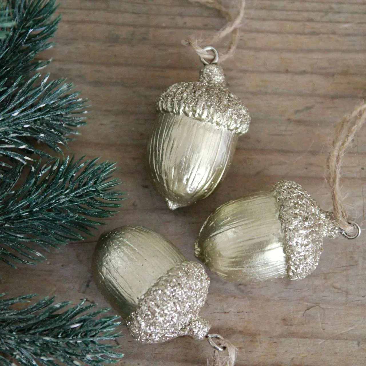 Golden Acorn Decoration