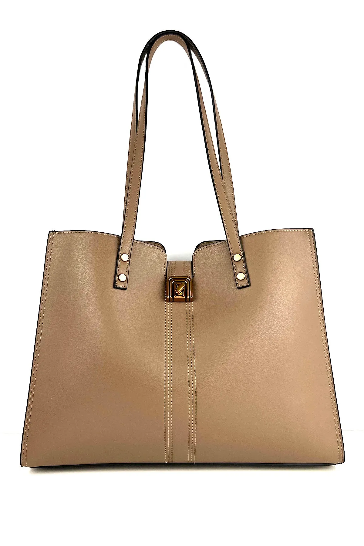 Golden Lock Classic Hand Bag