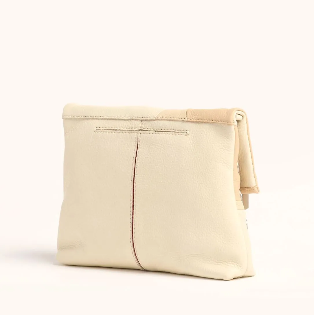 Hammitt VIP Medium in Coastal Cream/Brushed Silver