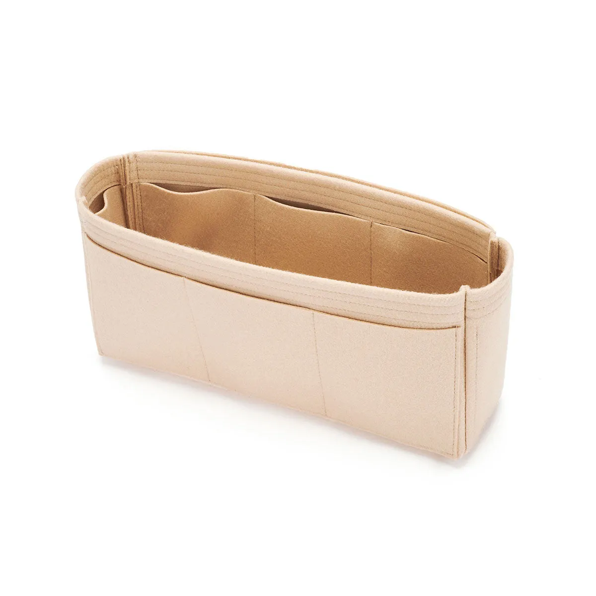 Hermes Herbag Bag Models Organizer Insert, Classic Model Bag Organizer with Exterior Pockets
