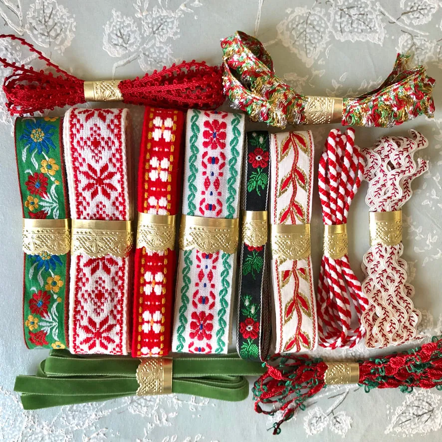 Home for the Holidays - Vintage Ribbons and Trims Collection