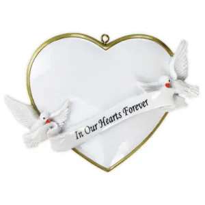 In Our Hearts Forever Tree Decoration, Personalised gift