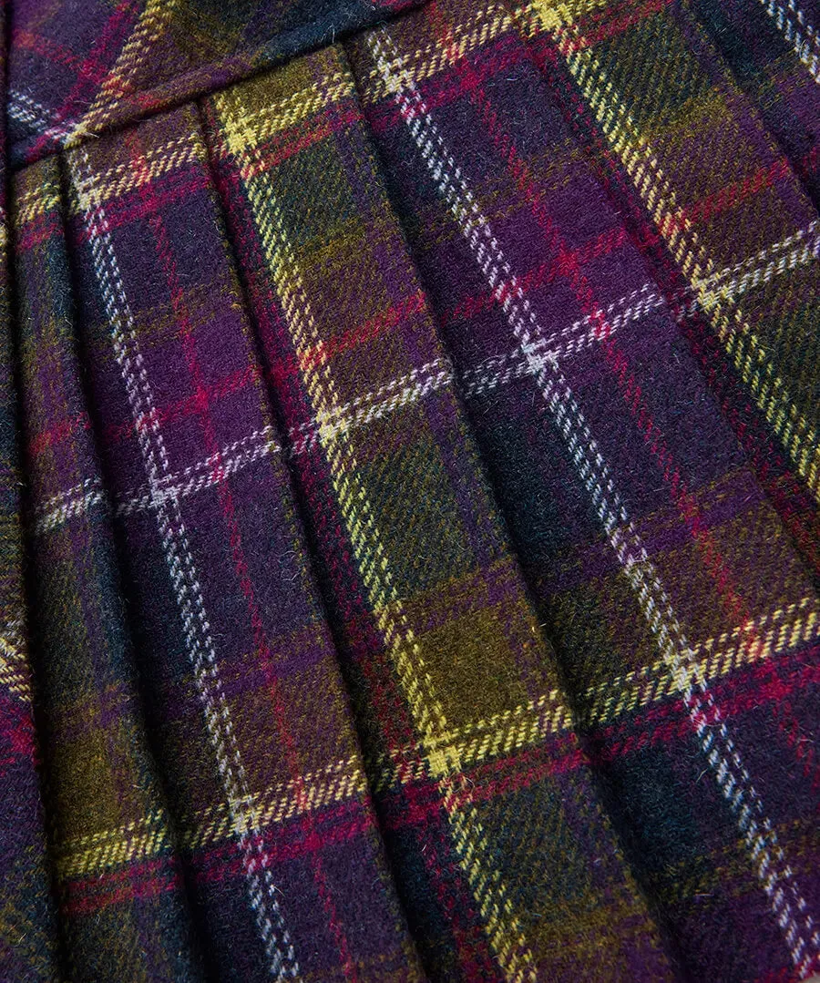 Joe Browns 12 Purple Joe's Favourite Checked Skirt