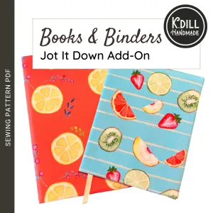 Jot It Down Covers for Books & Binders ADD ON (PDF Pattern)
