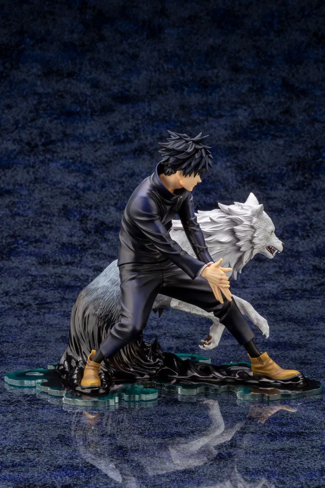 Jujutsu Kaisen Fushiguro Megumi With Divine Dog Wolf Shikigami Action Figure |19 CM |