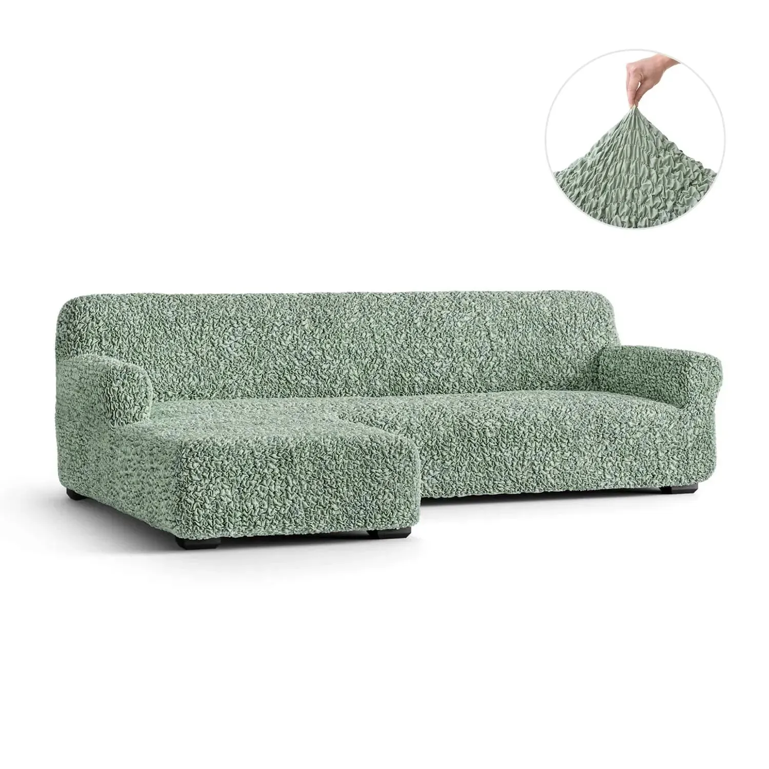 L-Shaped Sofa Slipcover (Left Chaise), Fuco Cotton Collection