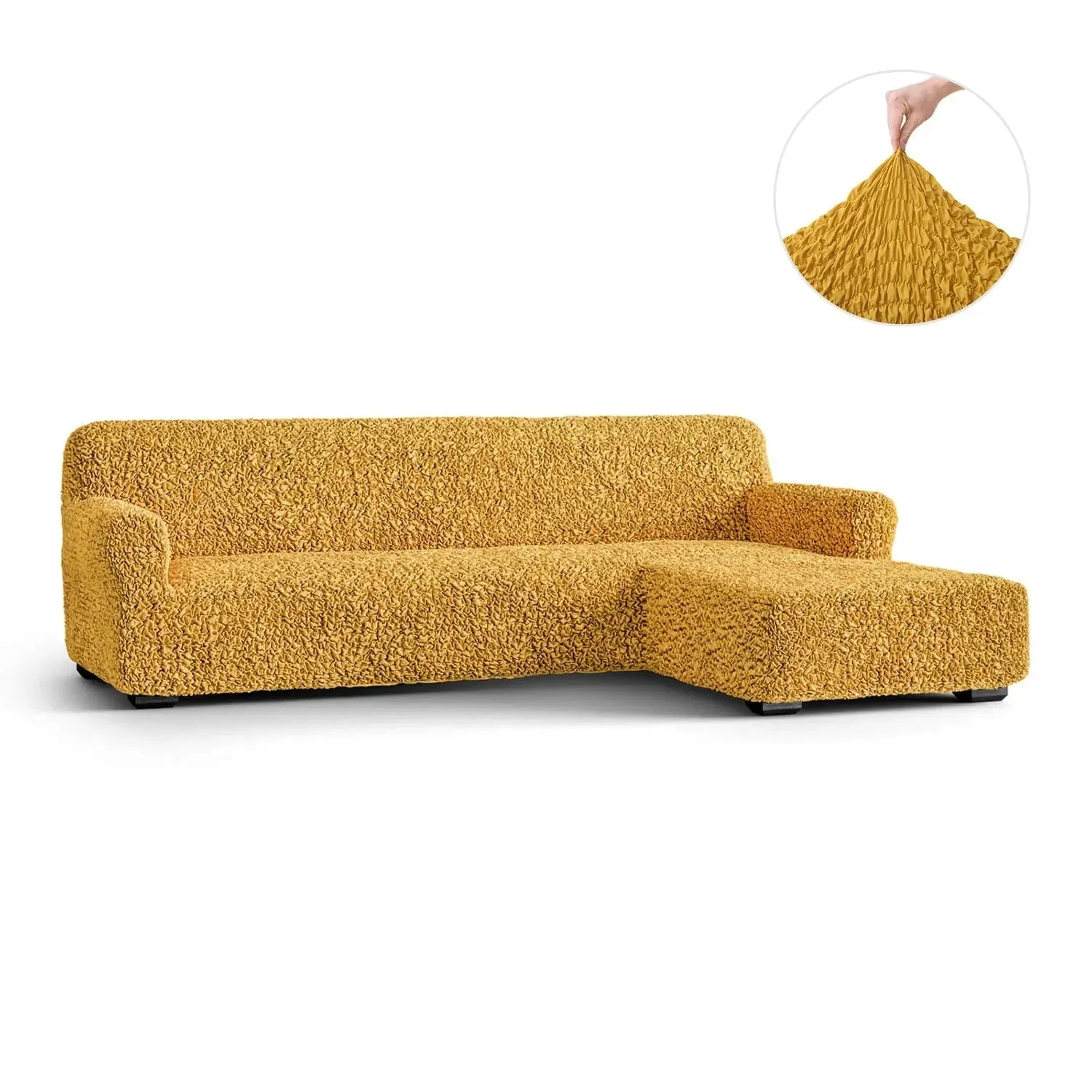 L-Shaped Sofa Slipcover (Right Chaise), Fuco Cotton Collection