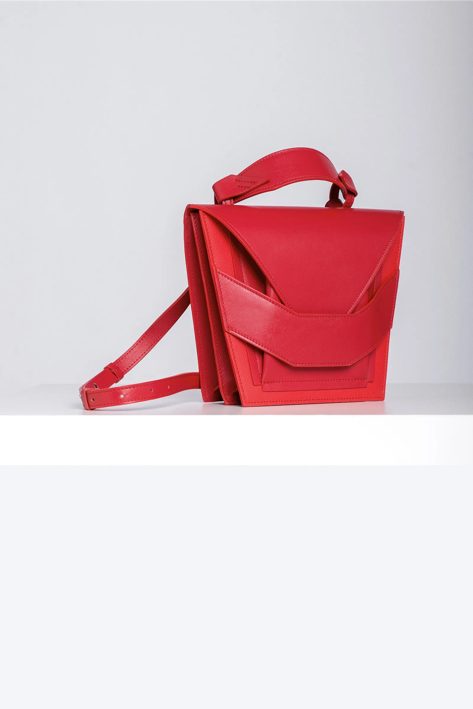 Layered Red Bag