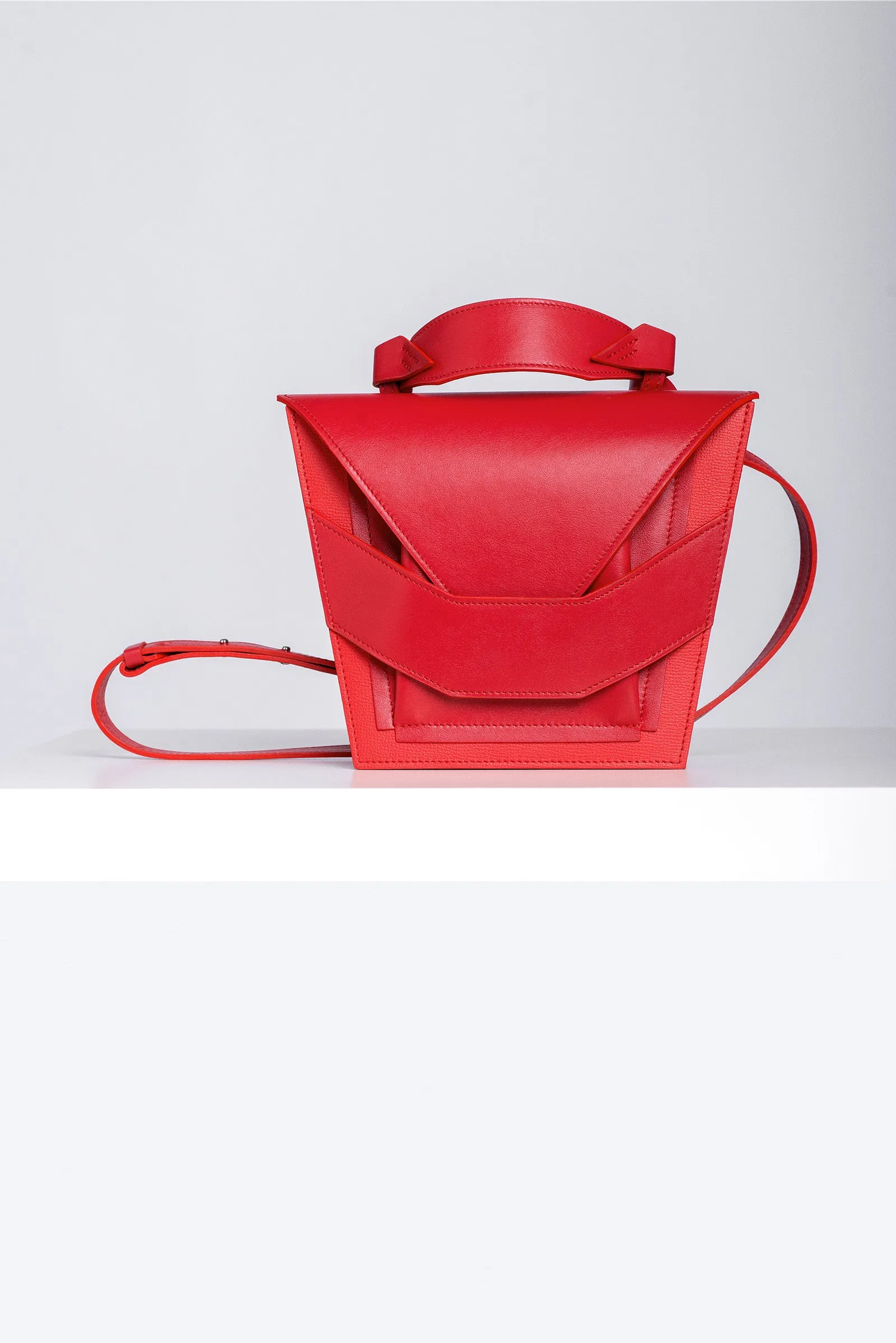 Layered Red Bag