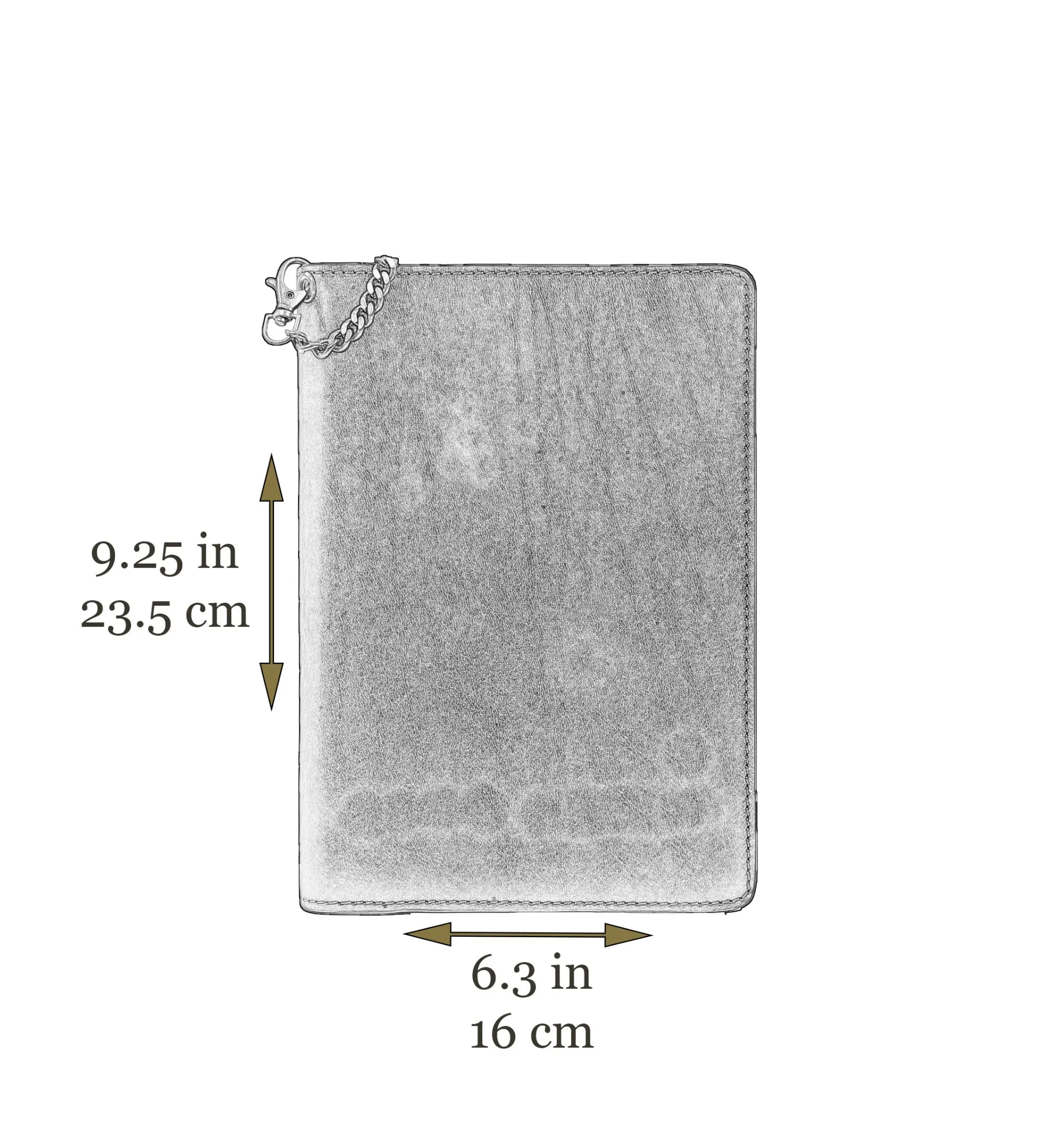 Leather Journal with Refillable A5 Notepad - The Diary of a Nobody