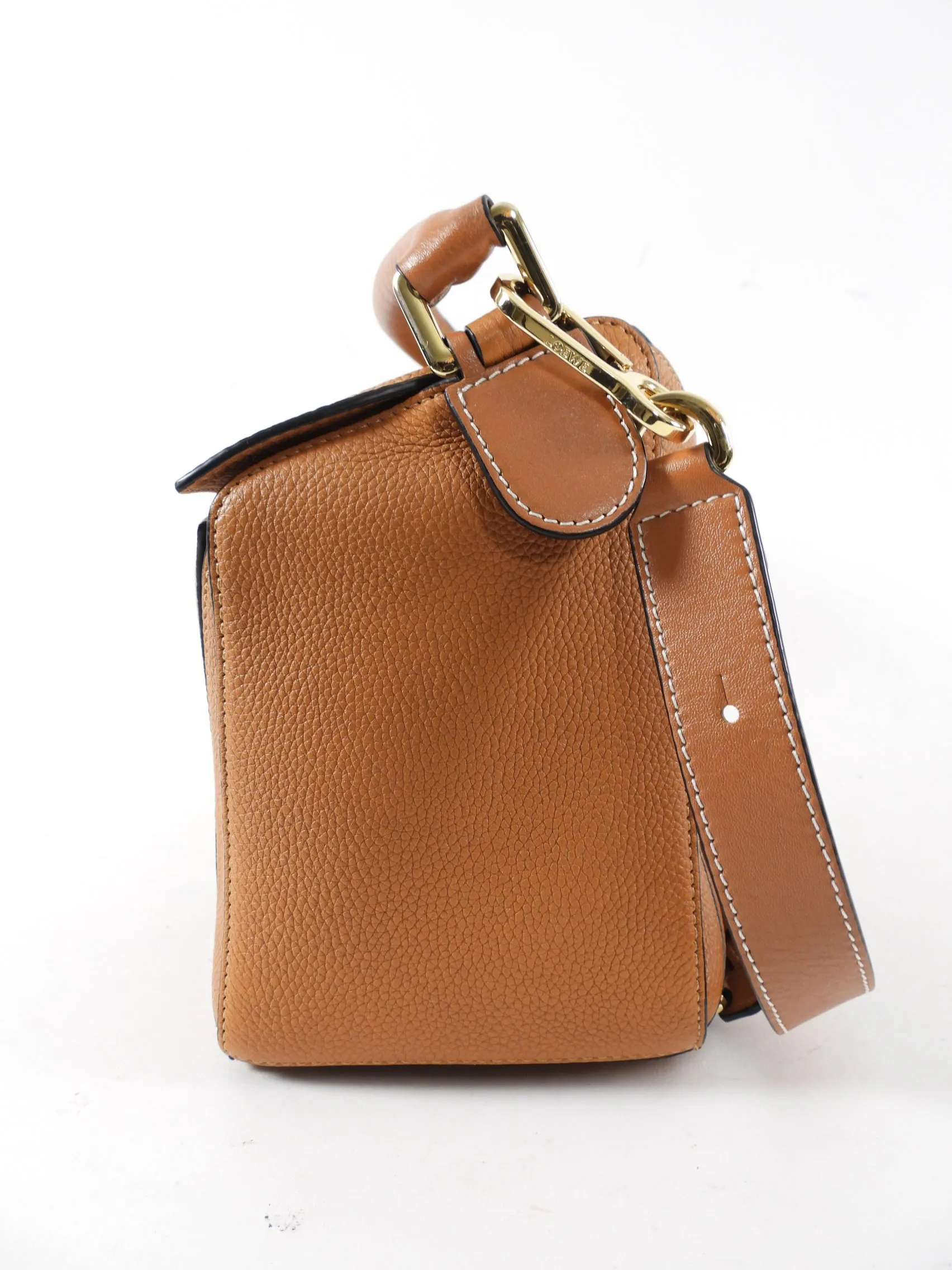 Loewe Tan Leather Medium Puzzle Bag