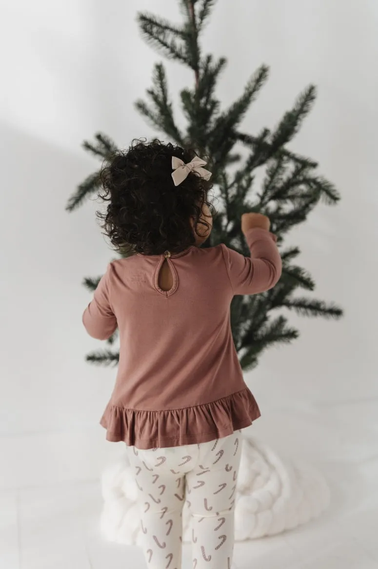 Long Sleeve Peplum Top