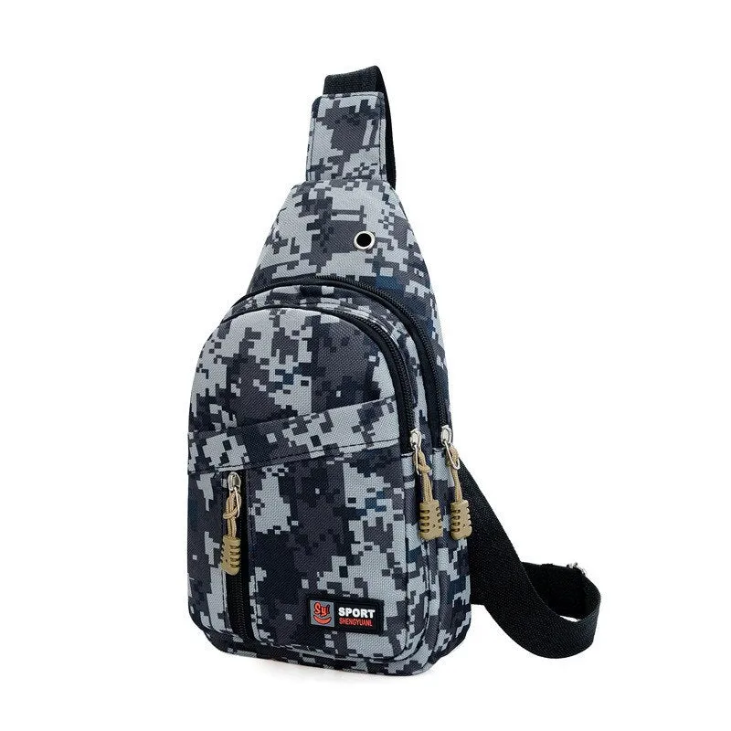 Men USB Charging Shoulder Bag