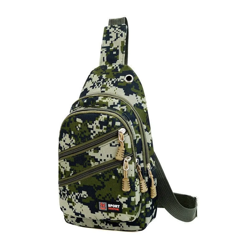 Men USB Charging Shoulder Bag