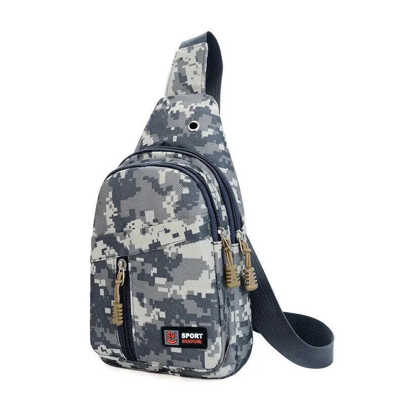 Men USB Charging Shoulder Bag