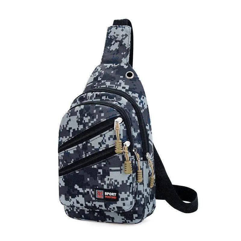 Men USB Charging Shoulder Bag