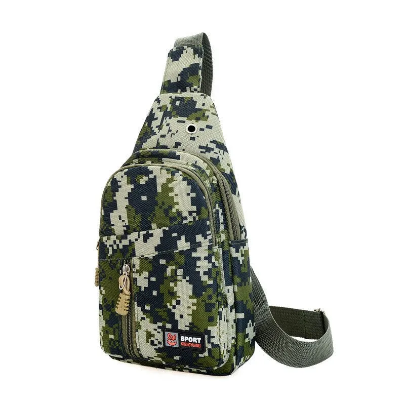 Men USB Charging Shoulder Bag