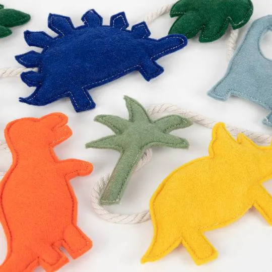 Meri Meri Felt Dinosaur Garland S9339/40/41