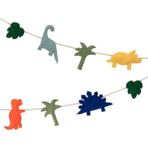 Meri Meri Felt Dinosaur Garland S9339/40/41