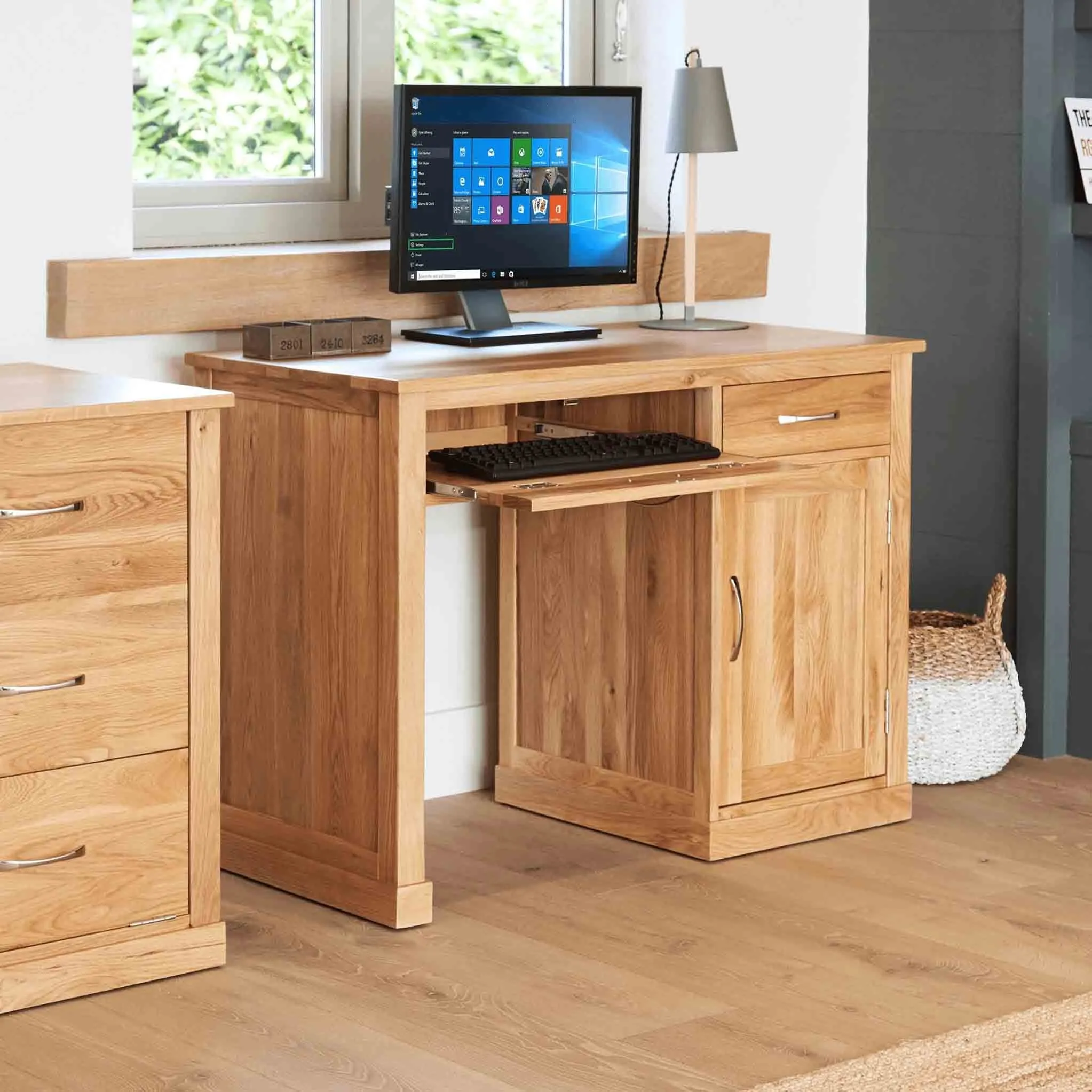 Mobel Oak Small Desk