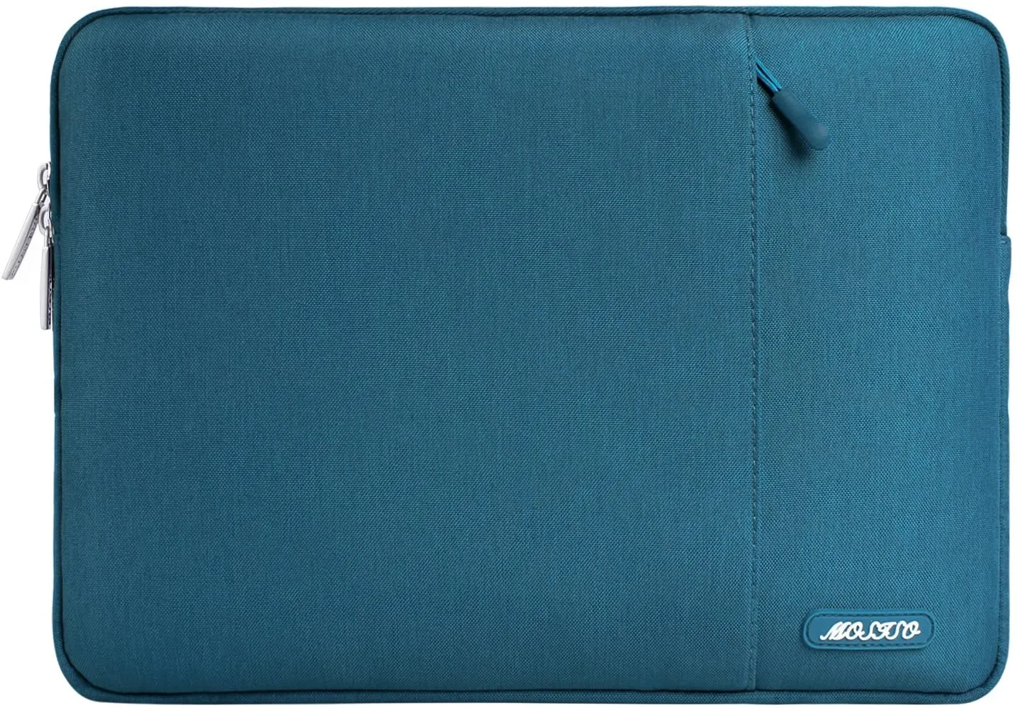 MOSISO Laptop Sleeve Bag Compatible with MacBook Air 13 inch A2337 M1 A2179 A1932 2018-2021/Pro 13 inch A2338 M1 A2251 A2289 A2159 A1989 A1706 A1708, Polyester Vertical Case with Pocket, Gray