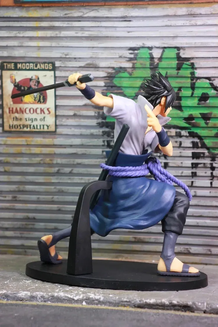 Naruto Sasuke Uchiha With Sword PVC Action Figure | 17 CM |