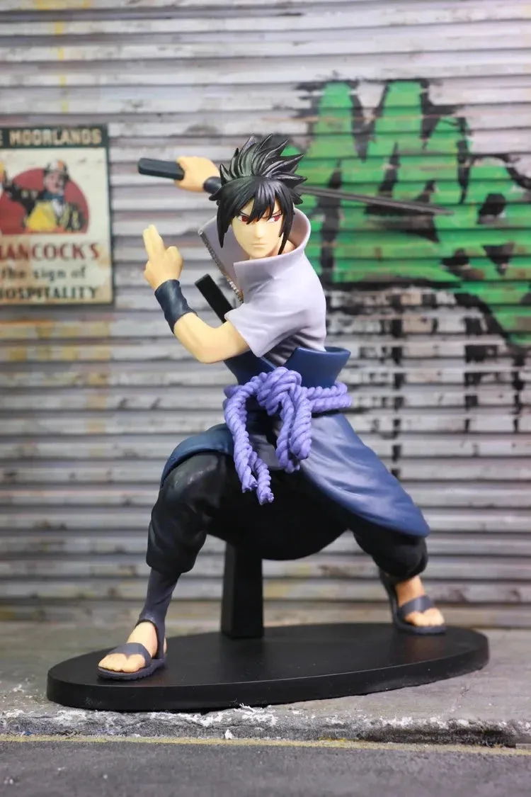 Naruto Sasuke Uchiha With Sword PVC Action Figure | 17 CM |