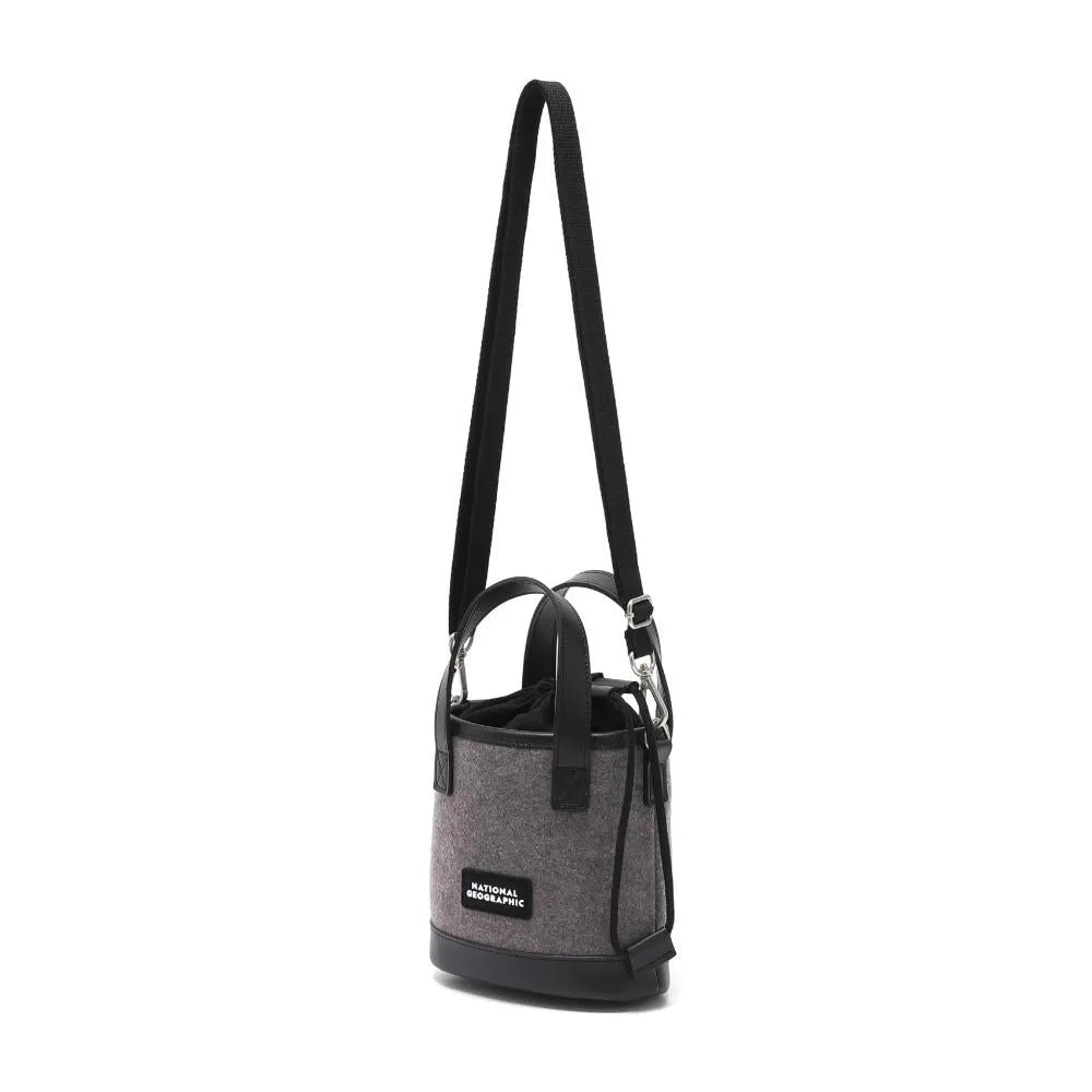 National Geographic N224ACR610 Felt Cylinder Mini Cross Bag